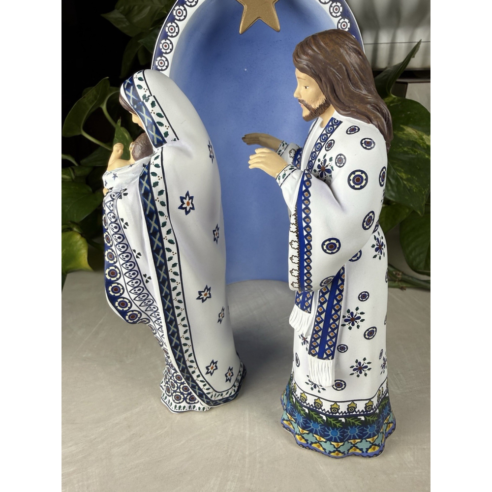 Hawthorne Village The Silent Night Nativity Collection Mary Jesus Joseph Crèche - Picture 6 of 11